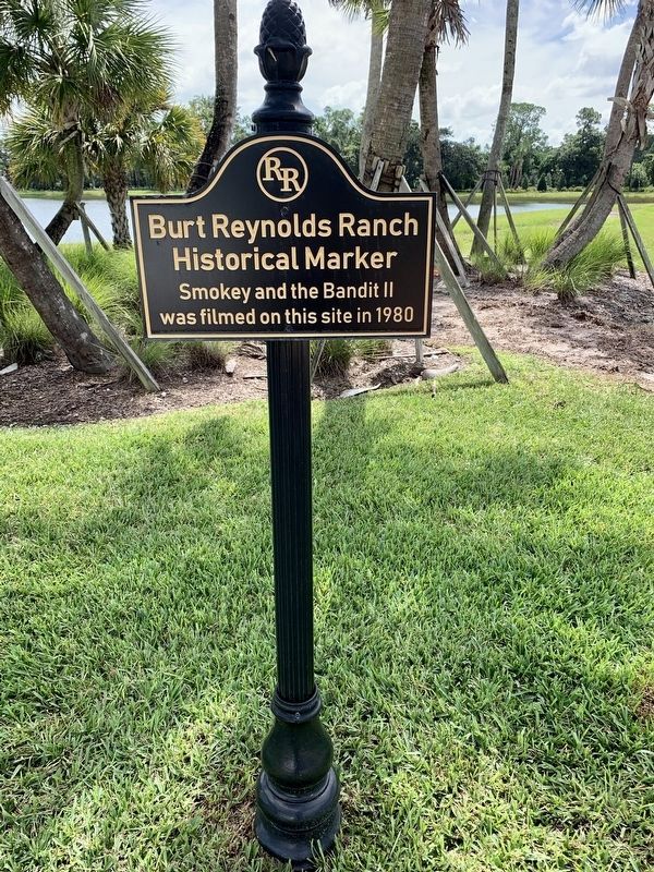 Burt Reynolds Ranch Marker image. Click for full size.
