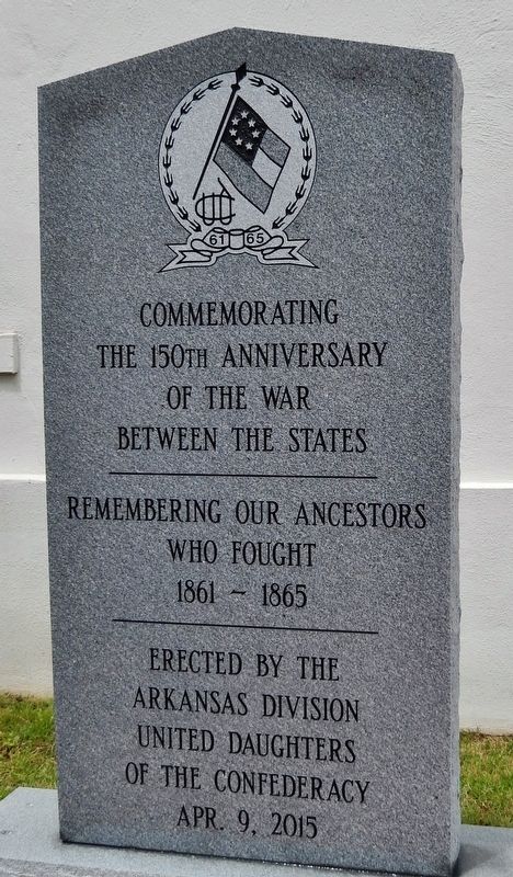 150th Anniversary of the War Between the States Marker image. Click for full size.