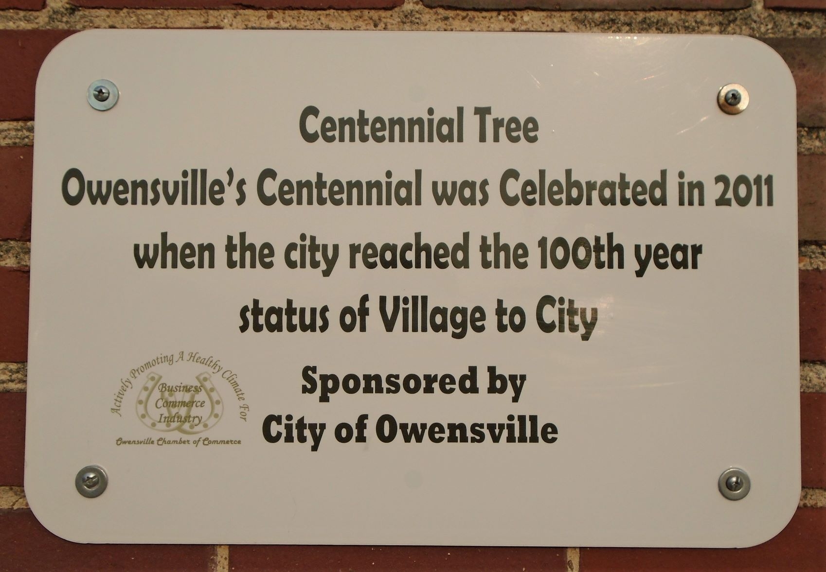 Centennial Tree Marker