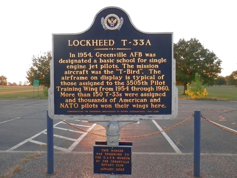 Lockheed T-33A Marker image. Click for full size.