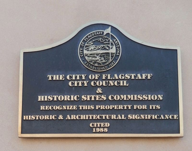 Federal Building / Flagstaff's Fifth Post Office Marker image. Click for full size.