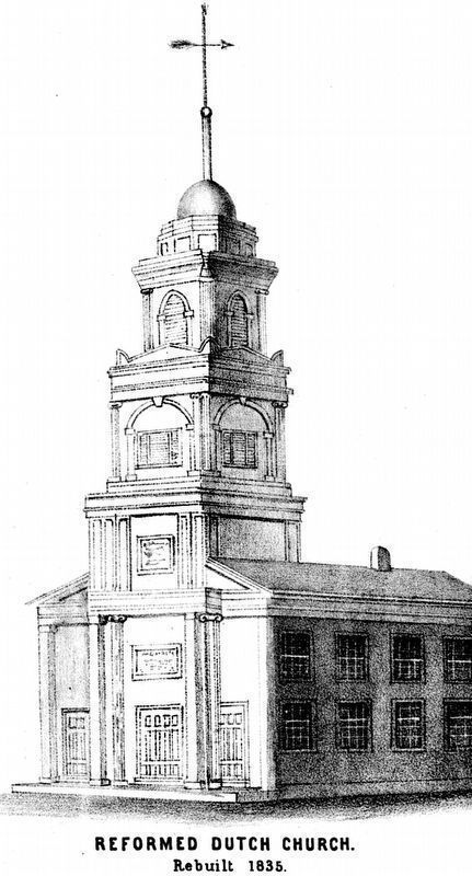 Reformed Dutch Church<br>Rebuilt 1835 image. Click for full size.