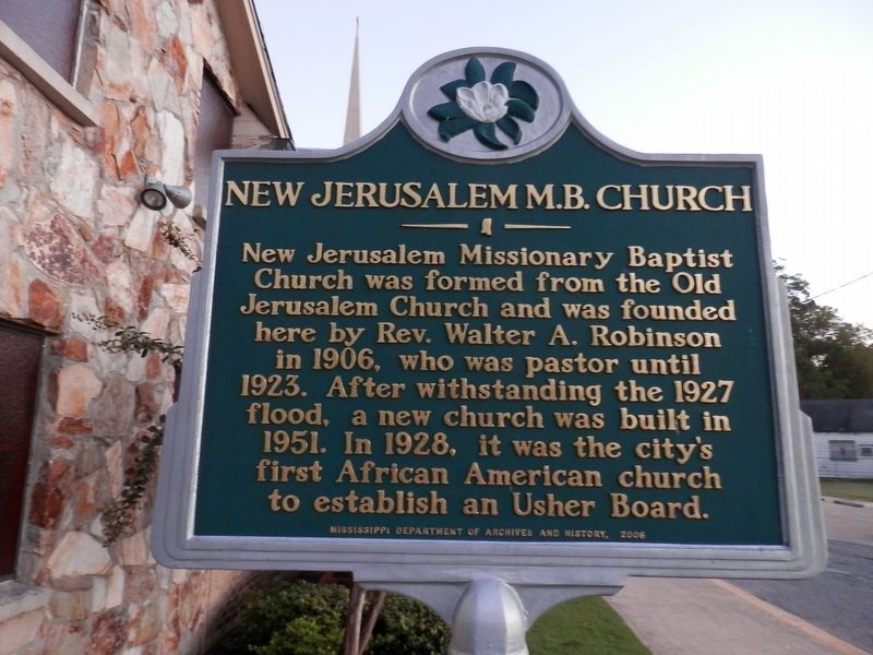 New Jerusalen M.B. Church Marker image. Click for full size.