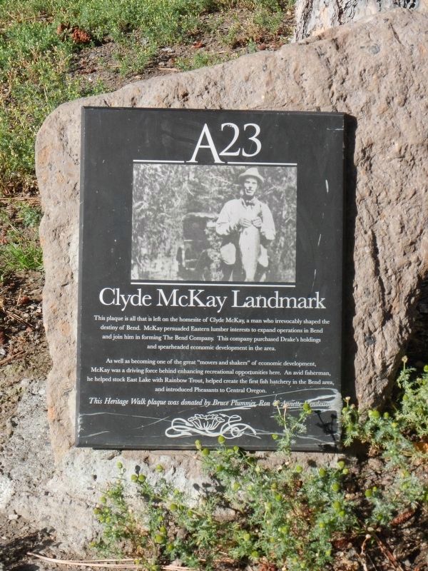 Clyde McKay Landmark Marker image. Click for full size.