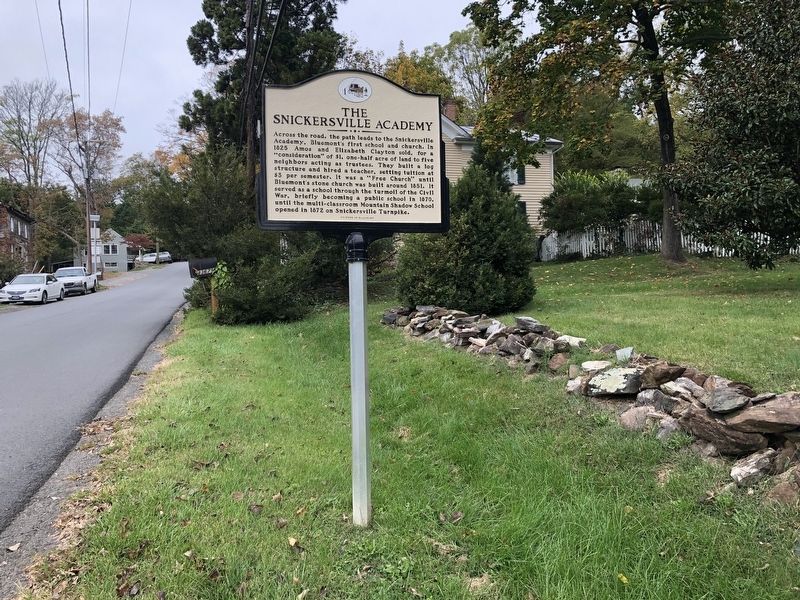 The Snickersville Academy Marker image. Click for full size.