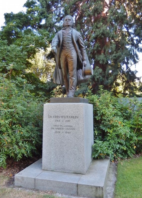 Dr. John McLoughlin Monument image. Click for full size.