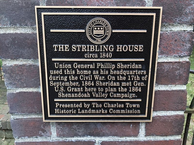The Stribling House Marker image. Click for full size.