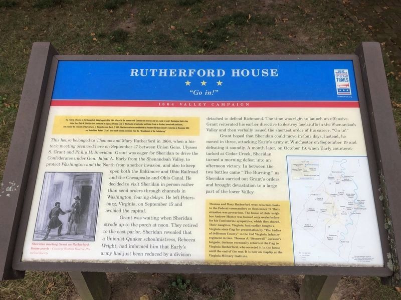 Rutherford House Marker image. Click for full size.