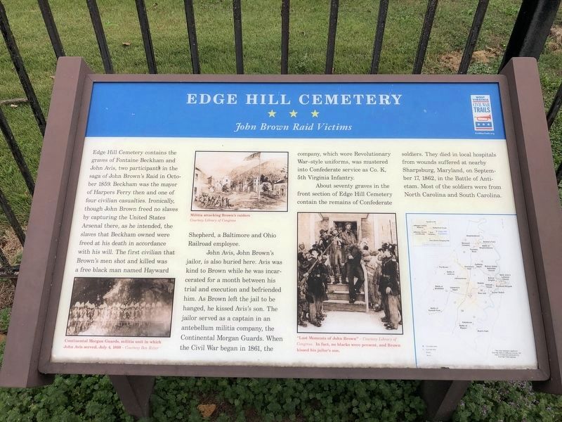 Edge Hill Cemetery Marker image. Click for full size.