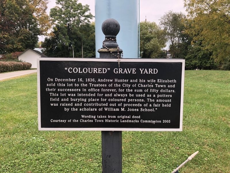 "Coloured" Grave Yard Marker image. Click for full size.