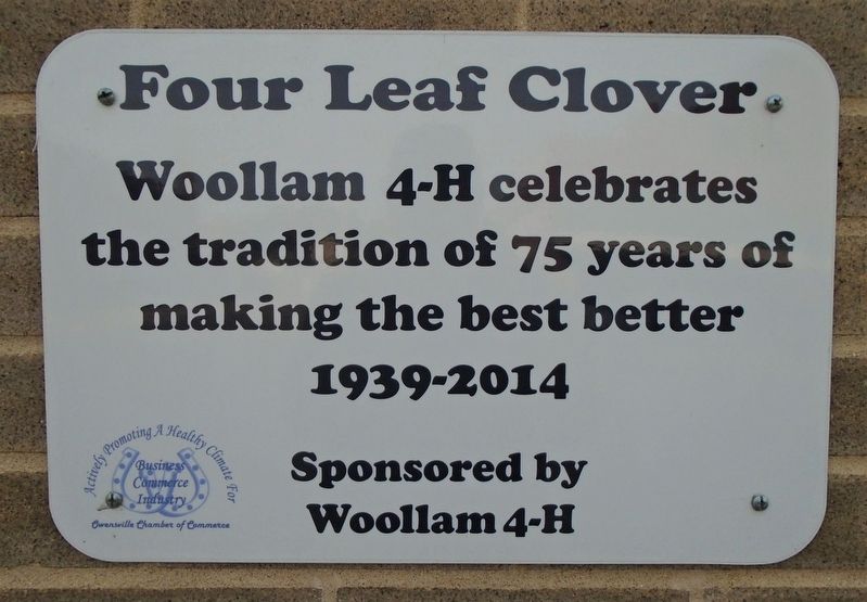 Four Leaf Clover Marker image. Click for full size.
