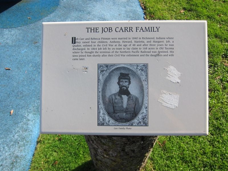 The Job Carr Family Marker image. Click for full size.