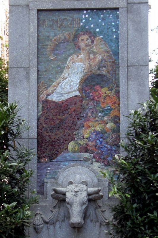 The Evangeline Blashfield Fountain and Mural image. Click for more information.