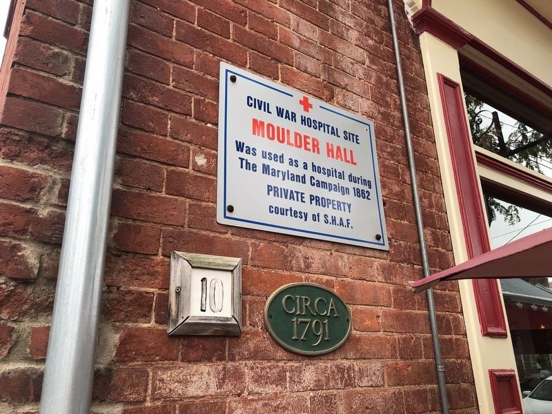 Moulder Hall Marker. Click for full size. Moulder Hall Marker image. Click for full size.