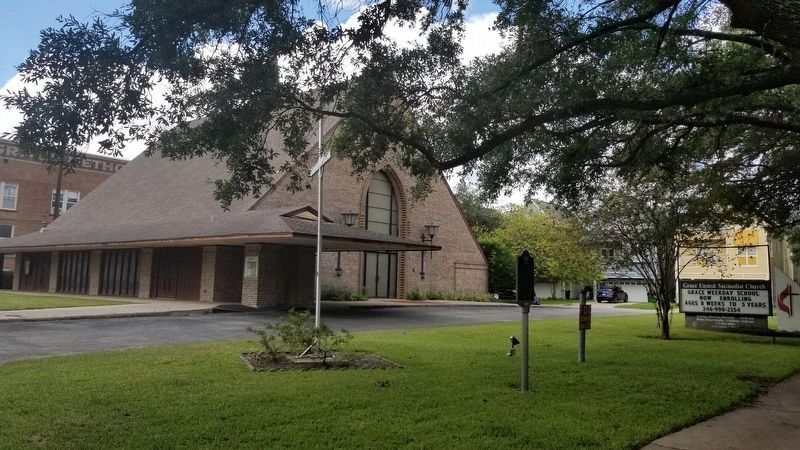 Grace United Methodist Church and Marker. Click for full size. Grace United Methodist Church and Marker image. Click for full size.