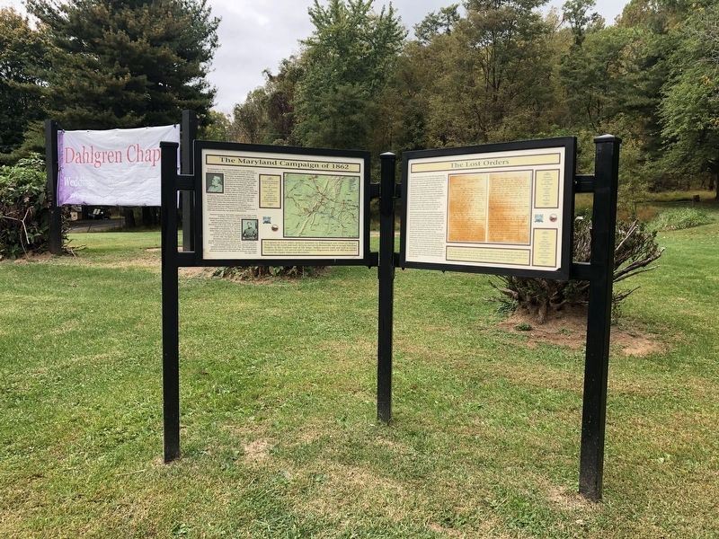 The Maryland Campaign of 1862 / The Lost Orders Marker. Click for full size. The Maryland Campaign of 1862 / The Lost Orders Marker image. Click for full size.
