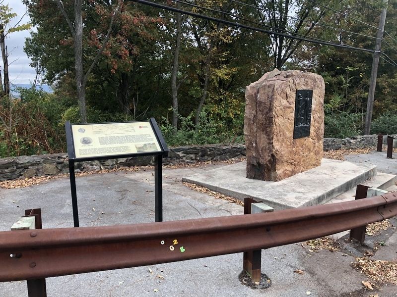 This Boulder Marks the National Trail Marker image, Touch for more information
