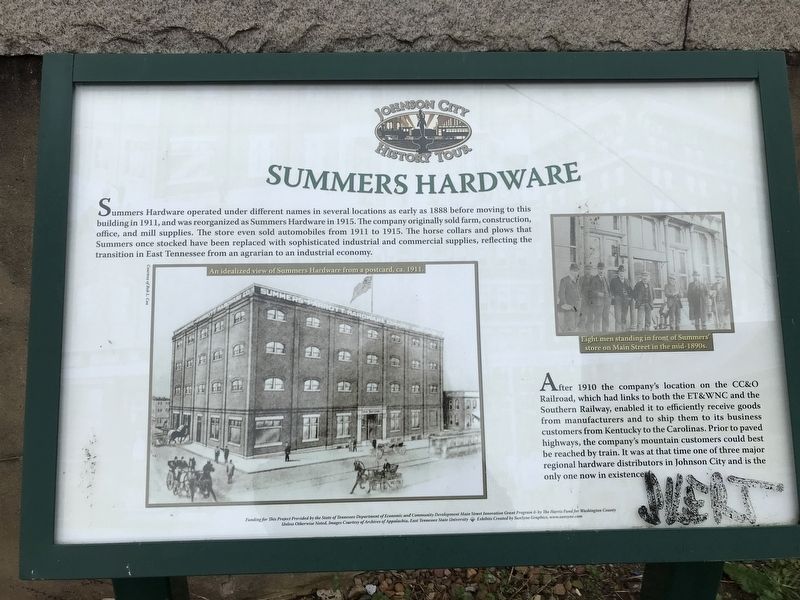 Summers Hardware Marker image. Click for full size.
