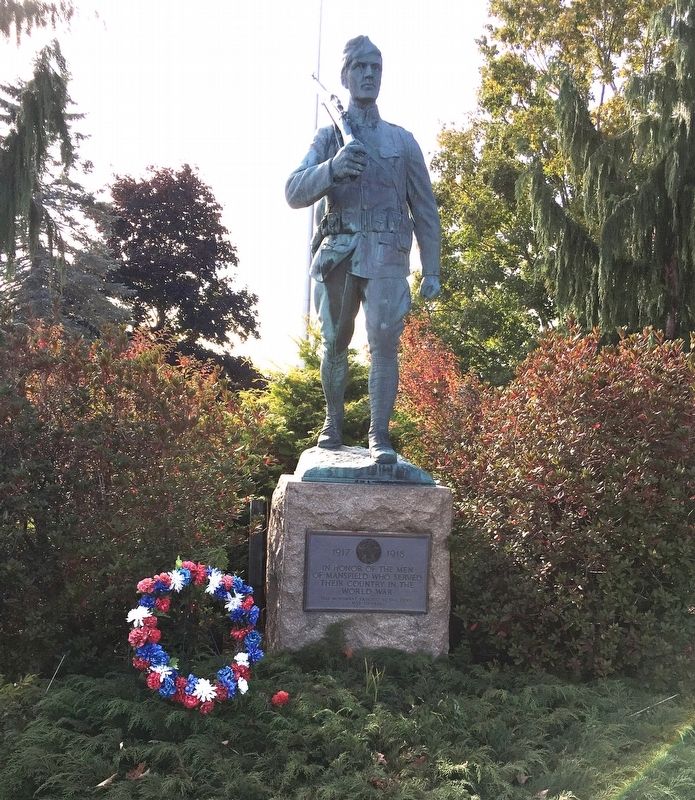 Mansfield World War I Monument image. Click for full size.