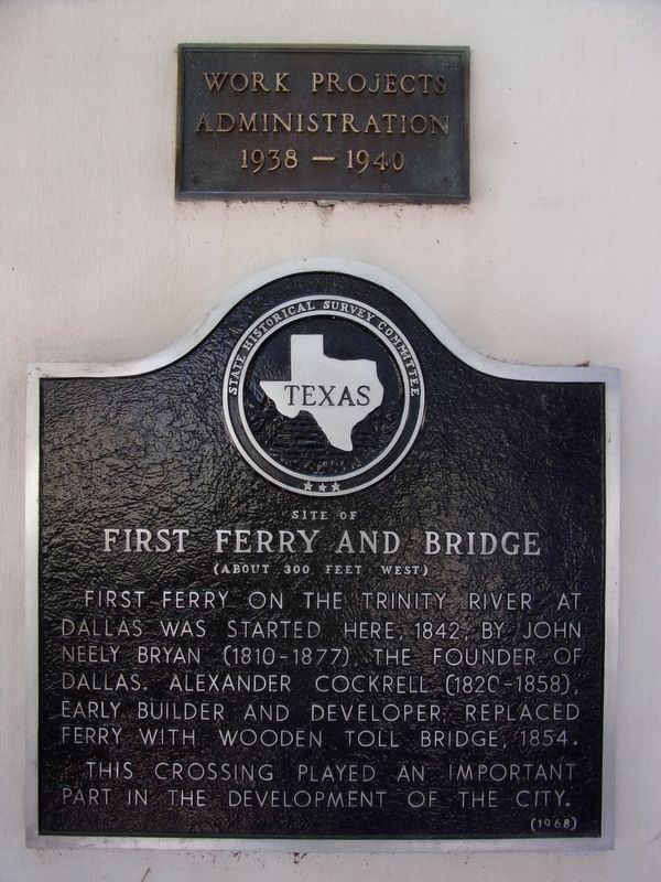 Site of First Ferry and Bridge Marker. Click for full size. Site of First Ferry and Bridge Marker image. Click for full size.