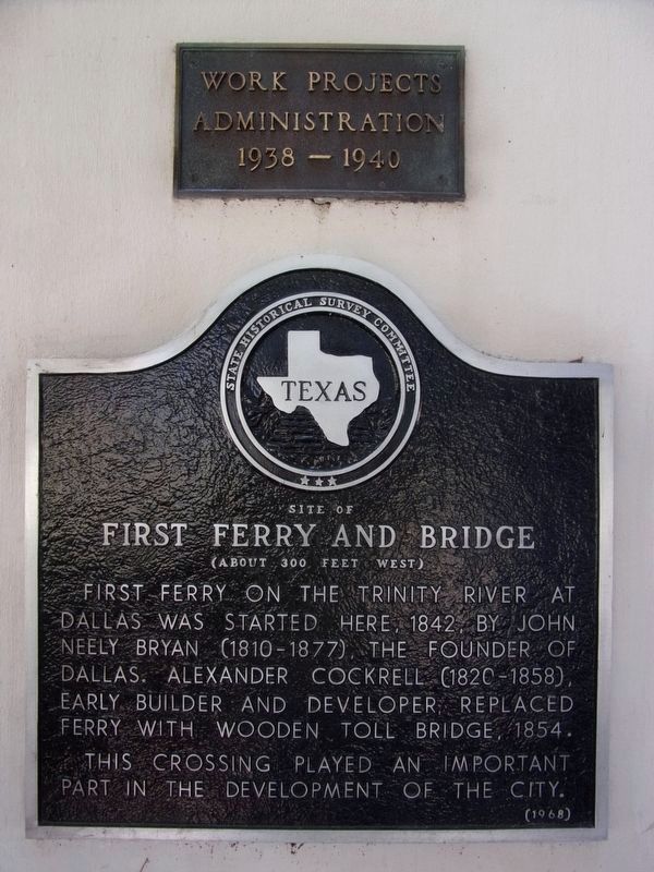 Site of First Ferry and Bridge Marker image. Click for full size.