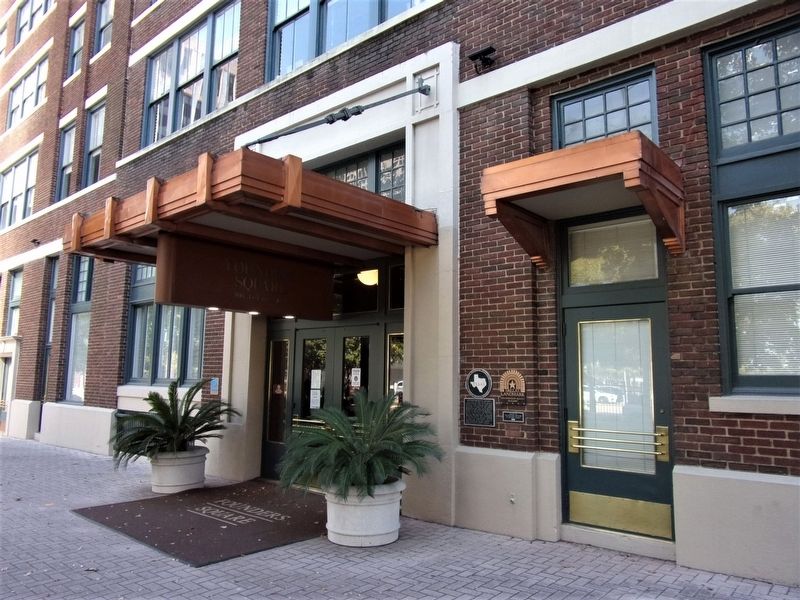 Higginbotham-Bailey Building Marker. Click for full size. Higginbotham-Bailey Building Marker image. Click for full size.