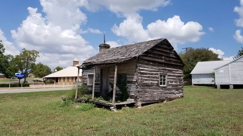 Steinhagen Log Cabin and Marker. Click for full size. Steinhagen Log Cabin and Marker image. Click for full size.