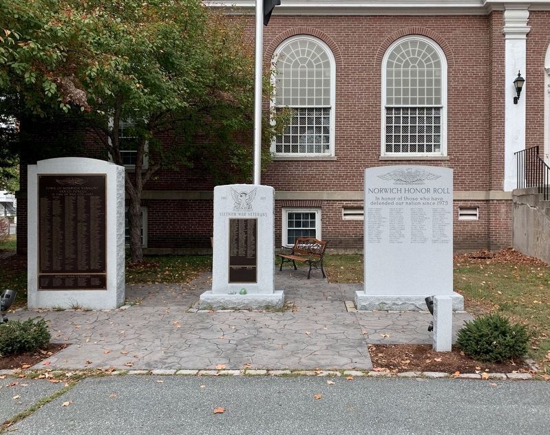 Norwich Vietnam War Memorial. Click for full size. Norwich Vietnam War Memorial image. Click for full size.
