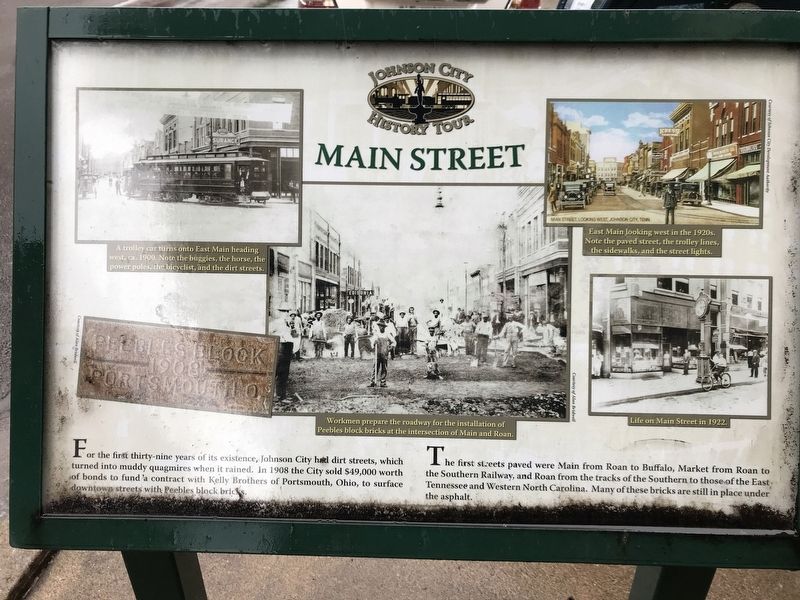 Main Street Marker. Click for full size. Main Street Marker image. Click for full size.