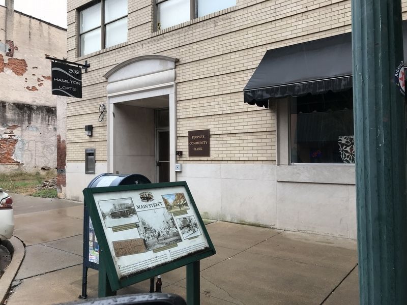 Main Street Marker. Click for full size. Main Street Marker image. Click for full size.