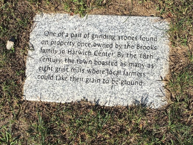 Brooks Grinding Stone Marker image. Click for full size.