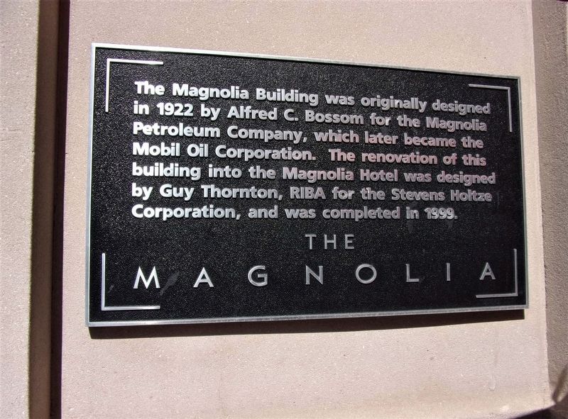 Additional Magnolia Building sign image. Click for full size.
