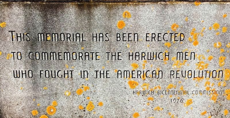 Harwich Men Memorial. Click for full size. Harwich Men Memorial image. Click for full size.