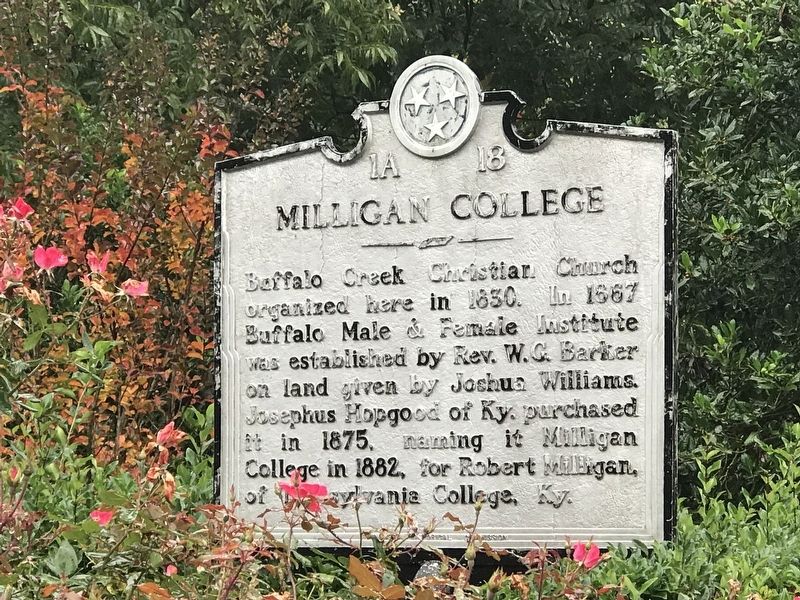 Milligan College Marker image. Click for full size.