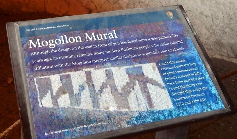 Mogollon Mural Marker image. Click for full size.