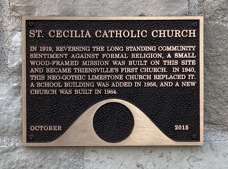 St. Cecilia Catholic Church Marker image. Click for full size.