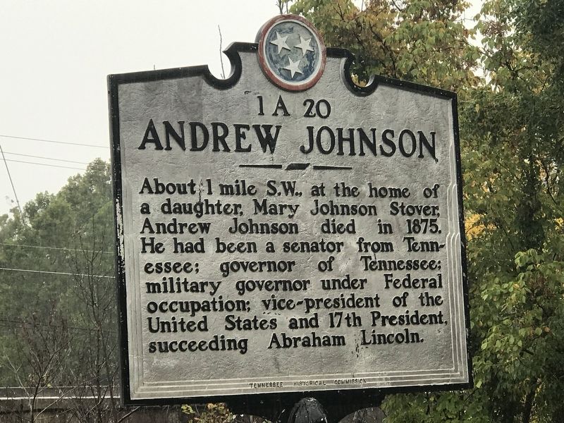 Andrew Johnson Marker image. Click for full size.
