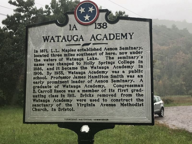 Watauga Academy Marker image. Click for full size.