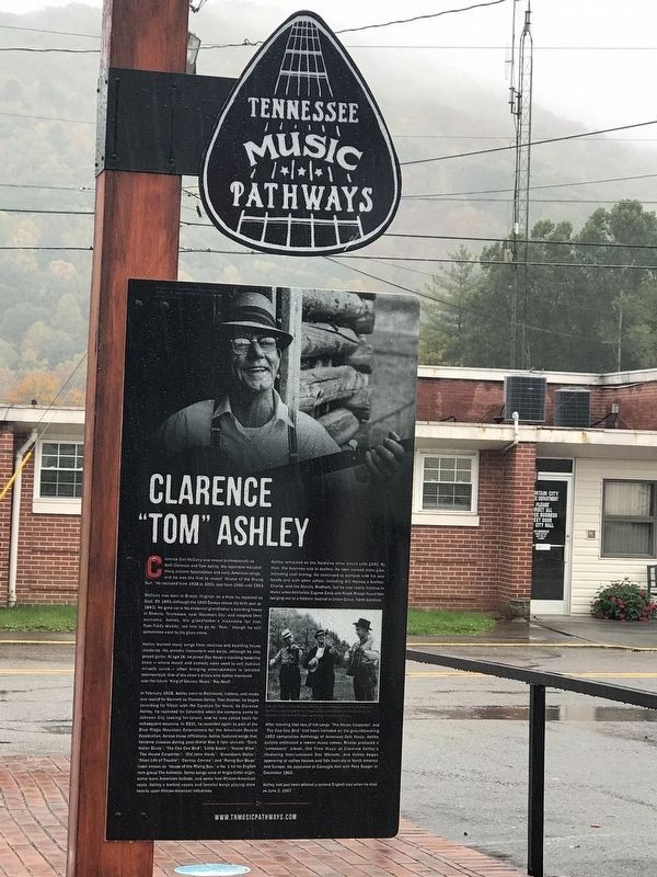 Clarence "Tom" Ashley Marker image. Click for full size.
