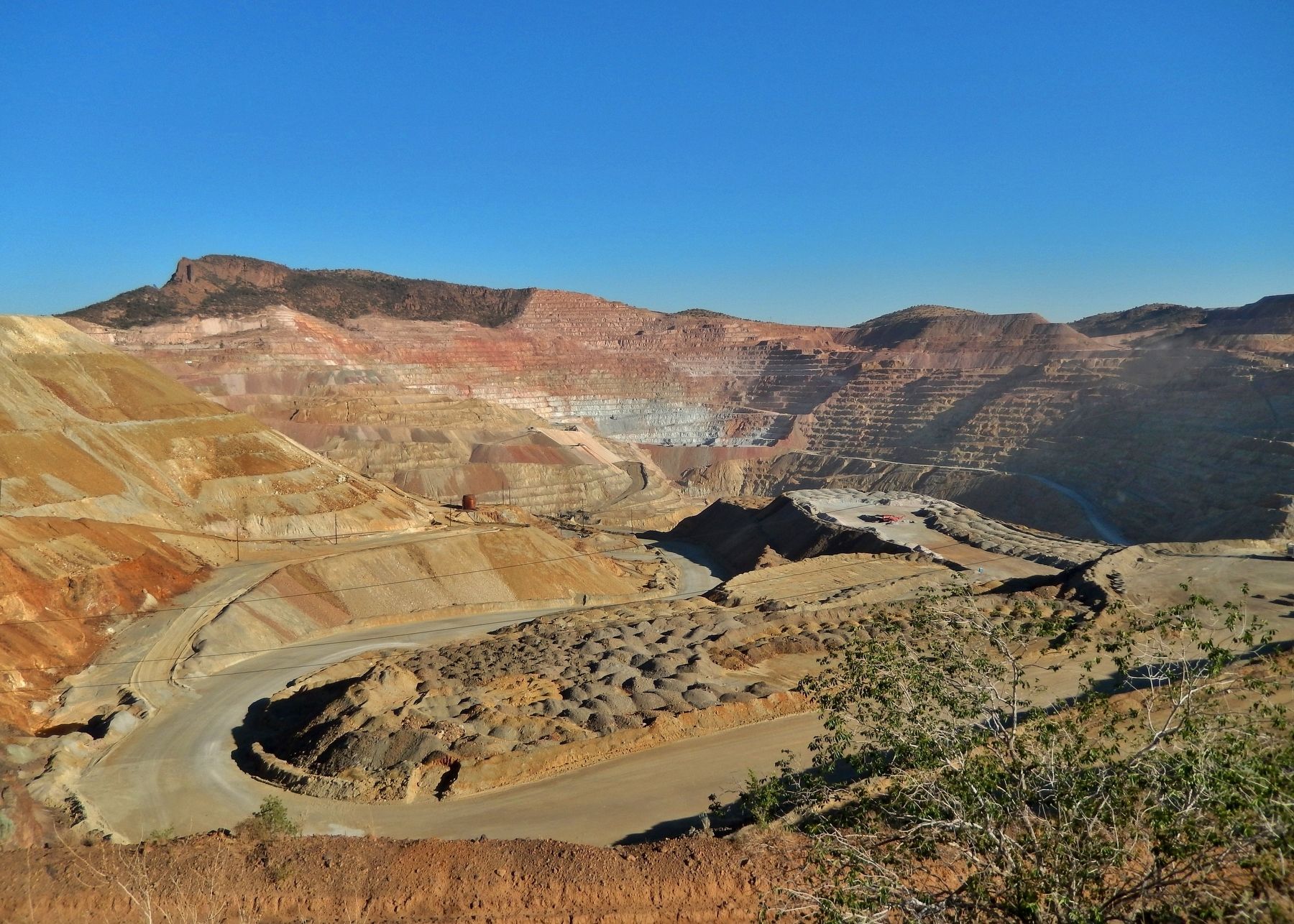 Santa Rita Copper Mine image. Click for full size.