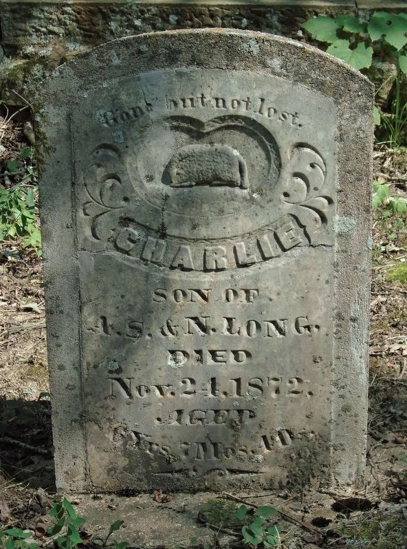Charlie Long Headstone in Maramec Community Cemetery image. Click for full size.