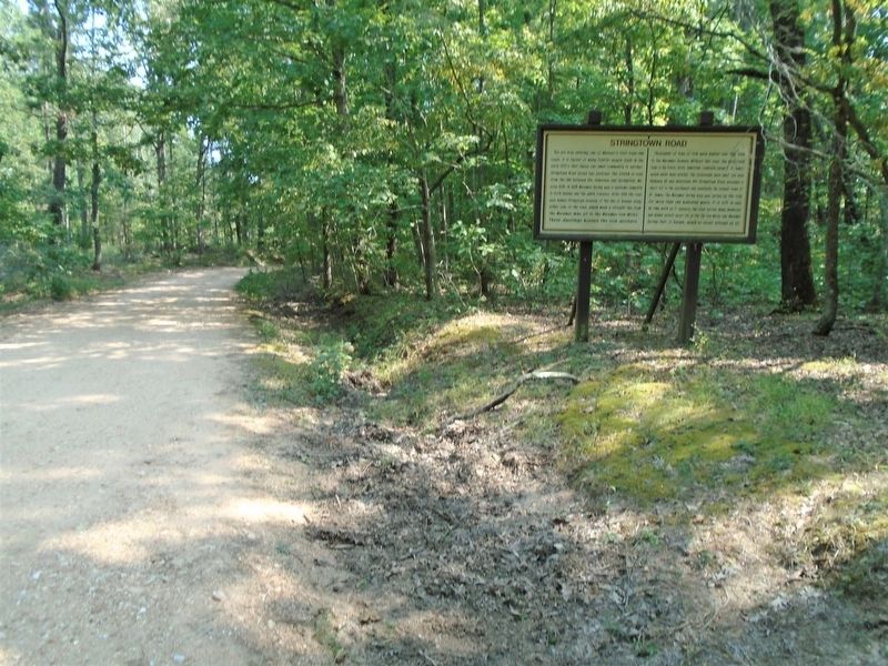 Stringtown Road Marker image. Click for full size.