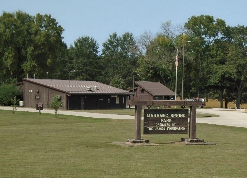 Maramec Spring Park Entrance. Click for full size. Maramec Spring Park Entrance image. Click for full size.