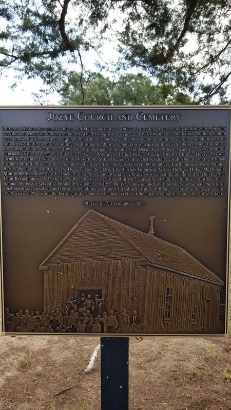 Jozye Church and Cemetery Marker image. Click for full size.