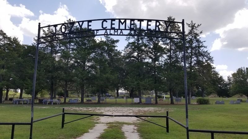 Entrance to Jozye Cemetery image. Click for full size.