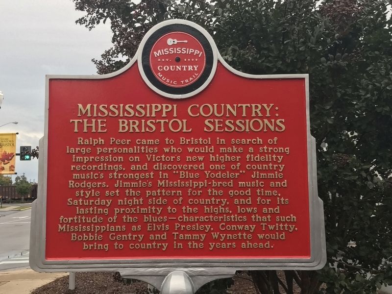 Mississippi Country: The Bristol Sessions Marker image. Click for full size.