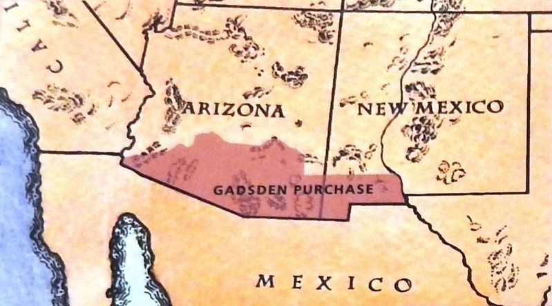 Marker detail: Gadsden Purchase image. Click for full size.