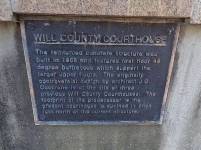 Will County Courthouse Marker image. Click for full size.