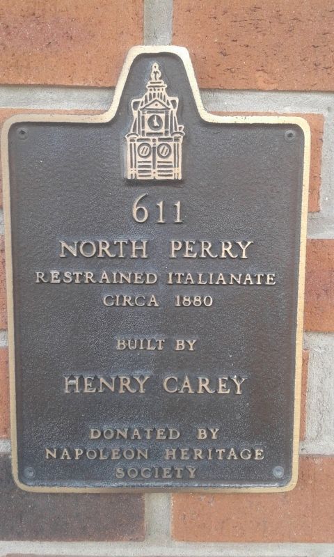 611 North Perry Marker image. Click for full size.