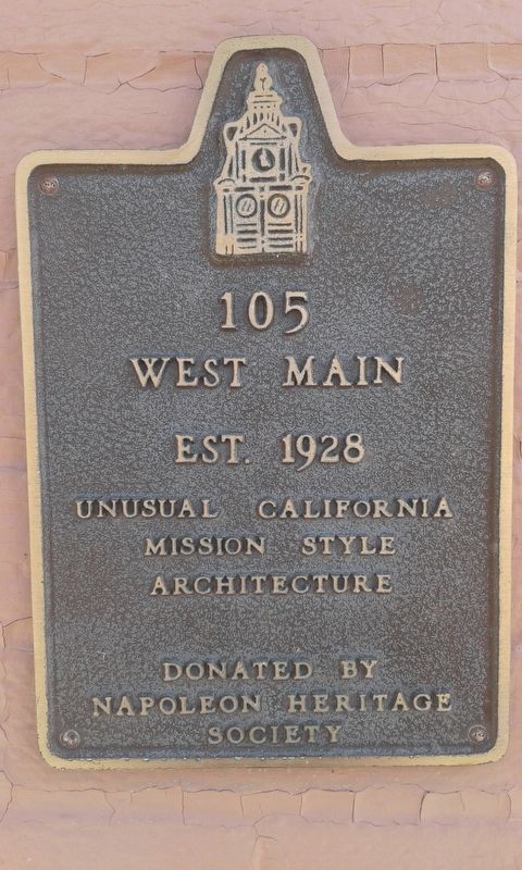105 West Main Marker image. Click for full size.
